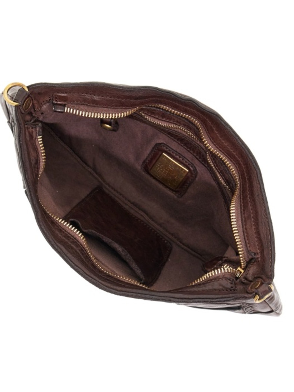 Campomaggi Crossbody bag "Edera" in dark brown woven leather - Picture 5 of 12